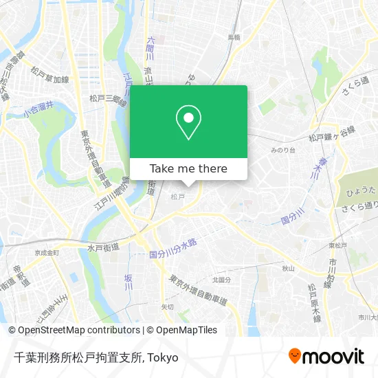 千葉刑務所松戸拘置支所 map