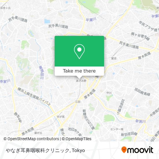 やなぎ耳鼻咽喉科クリニック map