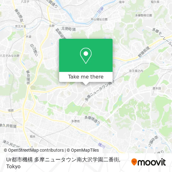 Ur都市機構 多摩ニュータウン南大沢学園二番街 map