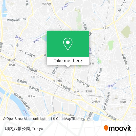 印内八幡公園 map