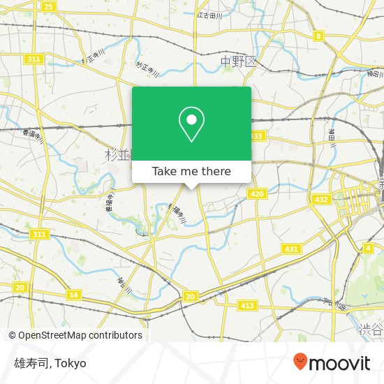 雄寿司 map