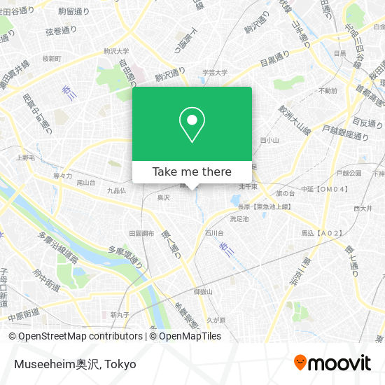 Museeheim奥沢 map