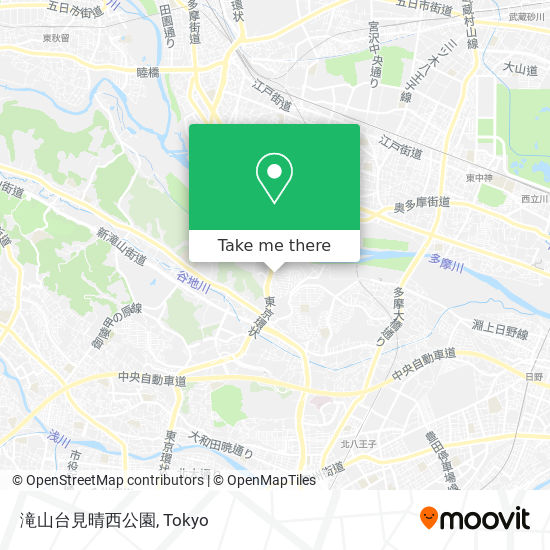 滝山台見晴西公園 map