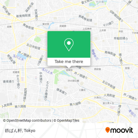 鉄ぱん軒 map