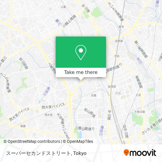 スーパーセカンドストリート map