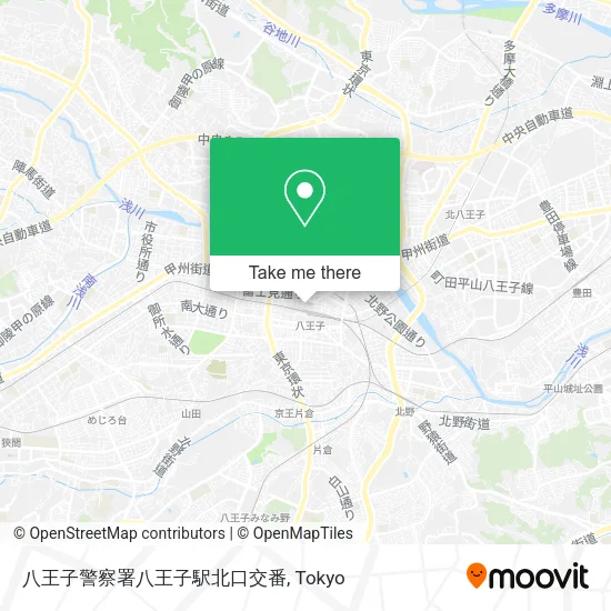 八王子警察署八王子駅北口交番 map