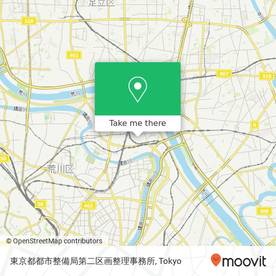 東京都都市整備局第二区画整理事務所 map