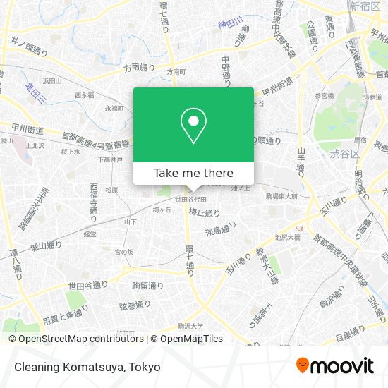 Cleaning Komatsuya map