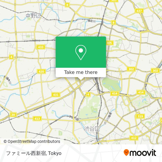 ファミール西新宿 map