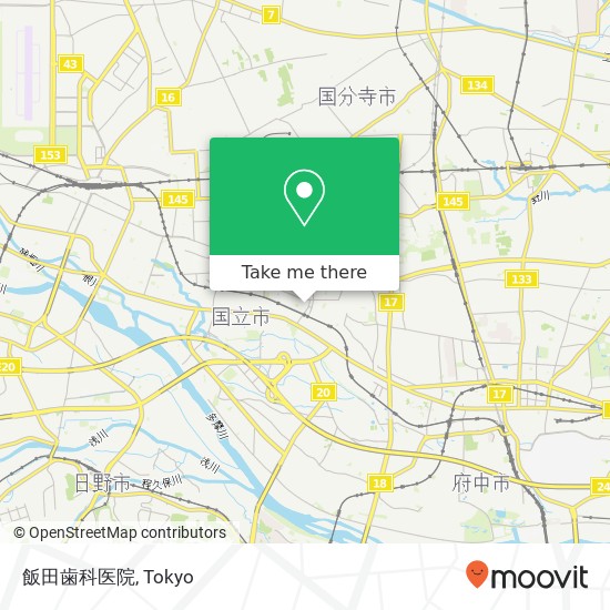 飯田歯科医院 map
