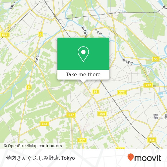 焼肉きんぐ ふじみ野店 map
