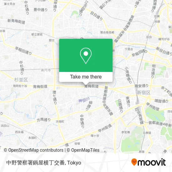 中野警察署鍋屋横丁交番 map
