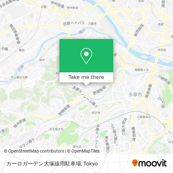 カーロガーデン大塚線用駐車場 map