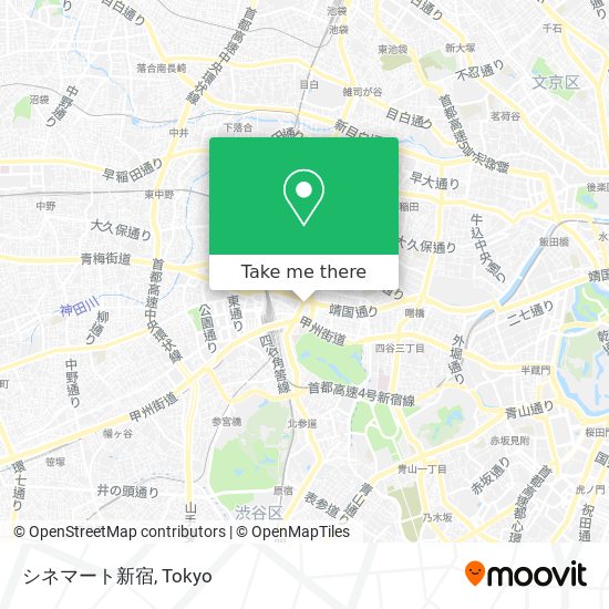 シネマート新宿 map