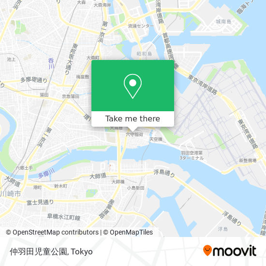 仲羽田児童公園 map