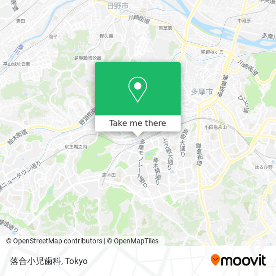 落合小児歯科 map