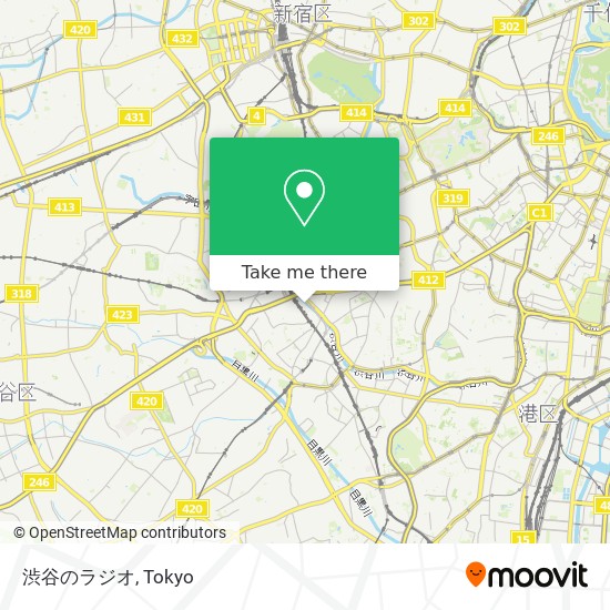 渋谷のラジオ map