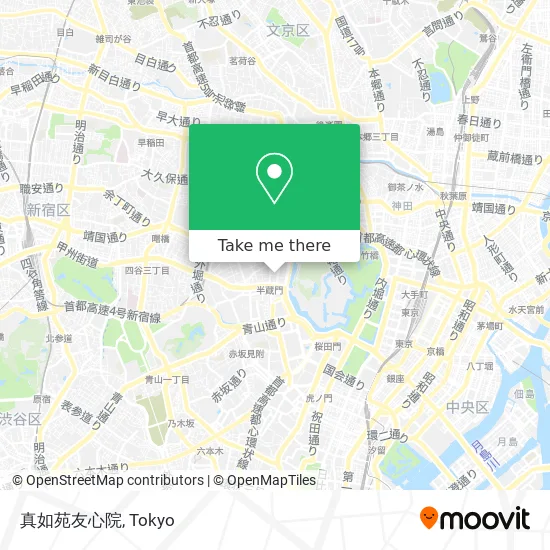 How To Get To 真如苑友心院 In 千代田区 By Metro Or Bus