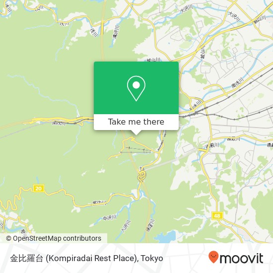 金比羅台 (Kompiradai Rest Place) map