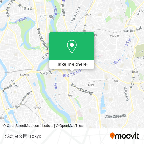 鴻之台公園 map