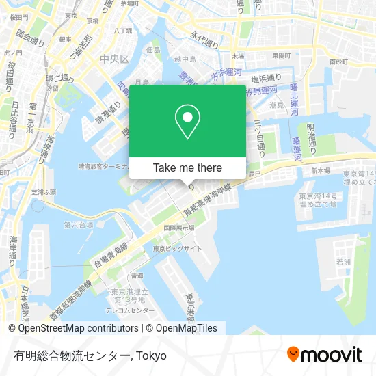 有明総合物流センター map