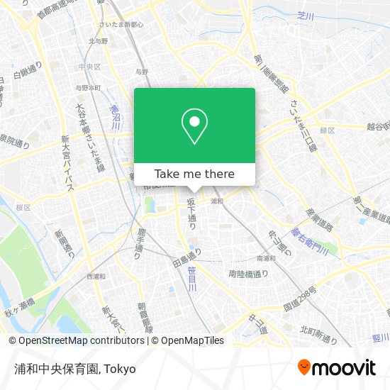 浦和中央保育園 map