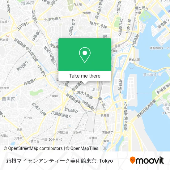 箱根マイセンアンティーク美術館東京 map