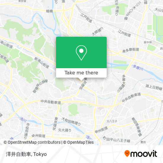 澤井自動車 map