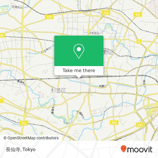 長仙寺 map