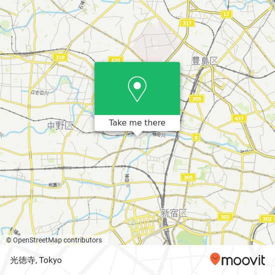 光徳寺 map