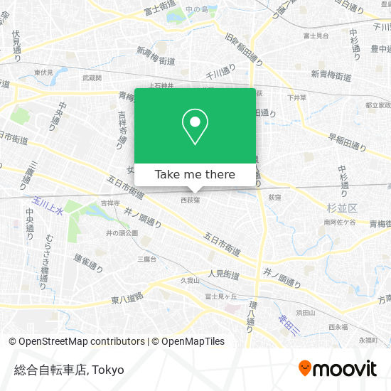 総合自転車店 map