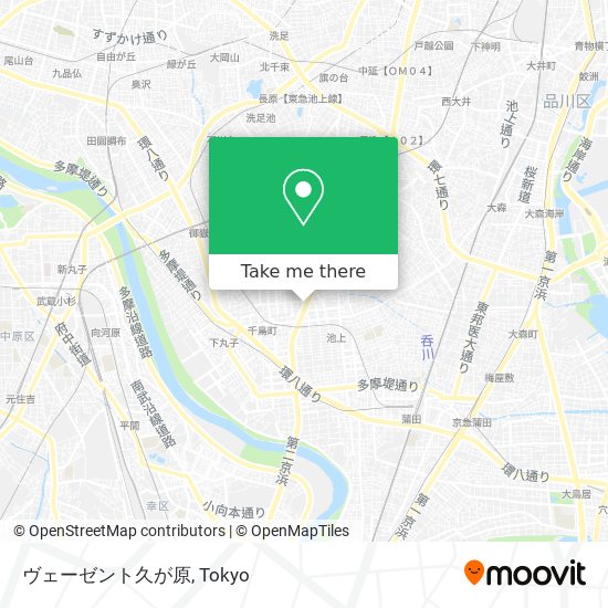 ヴェーゼント久が原 map