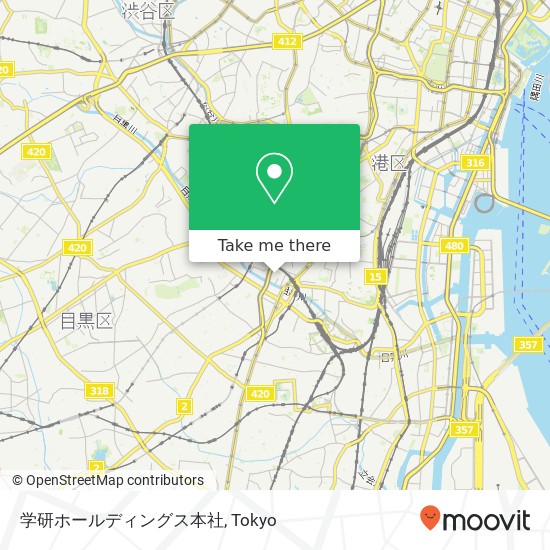 学研ホールディングス本社 map