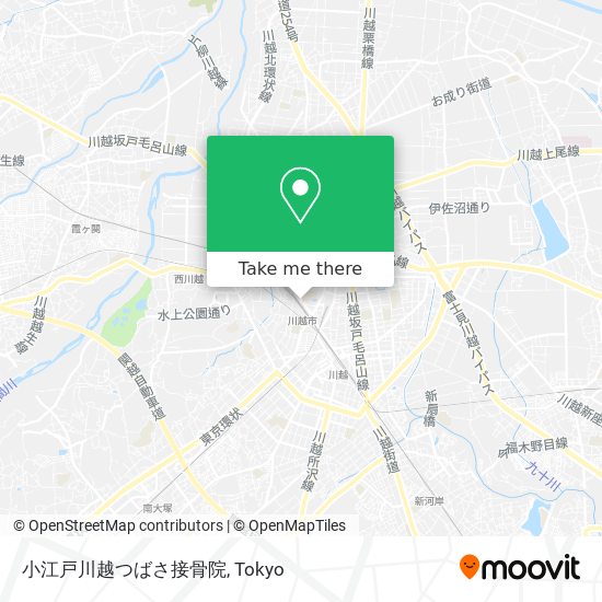 小江戸川越つばさ接骨院 map
