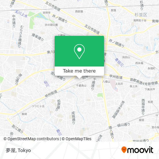 夢屋 map