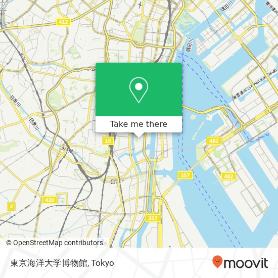 東京海洋大学博物館 map