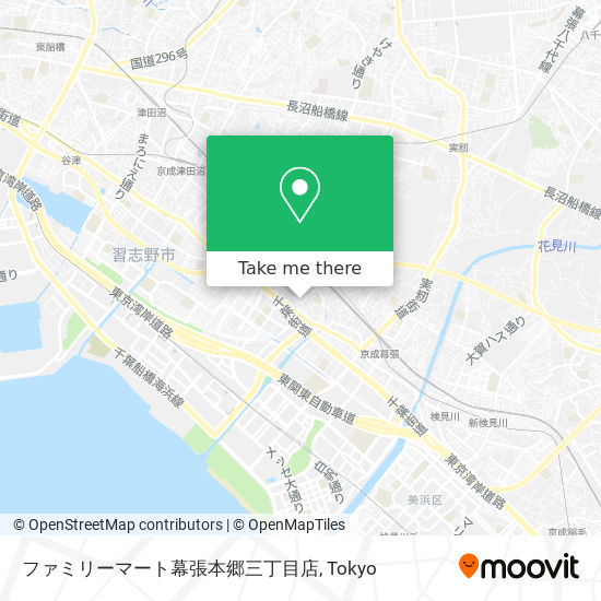 ファミリーマート幕張本郷三丁目店 map