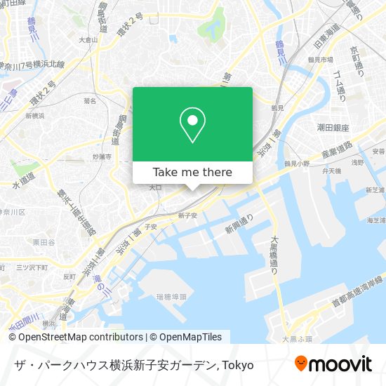 ザ・パークハウス横浜新子安ガーデン map