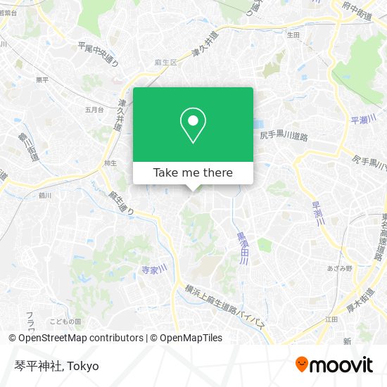 琴平神社 map