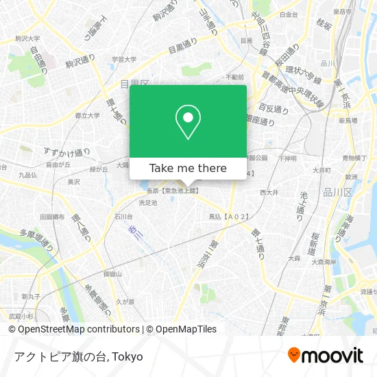 アクトピア旗の台 map