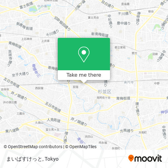 まいばすけっと map