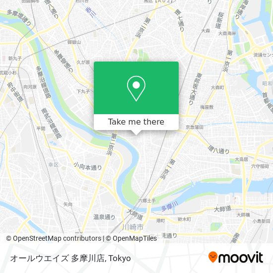 オールウエイズ 多摩川店 map