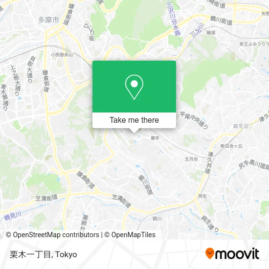 栗木一丁目 map