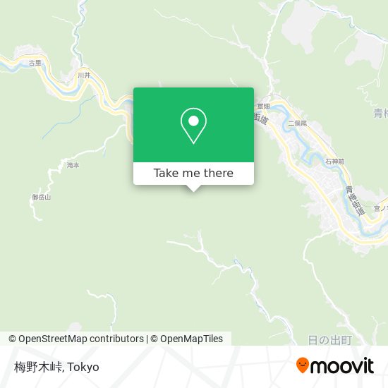 梅野木峠 map