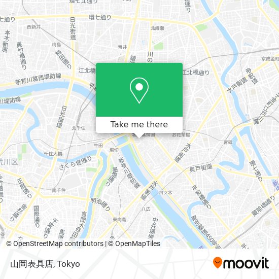 山岡表具店 map