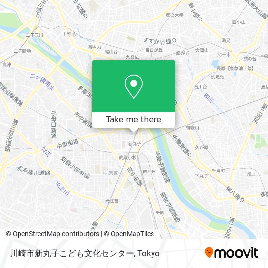 川崎市新丸子こども文化センター map