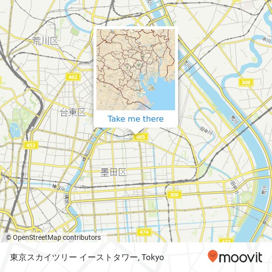 東京スカイツリー イーストタワー map