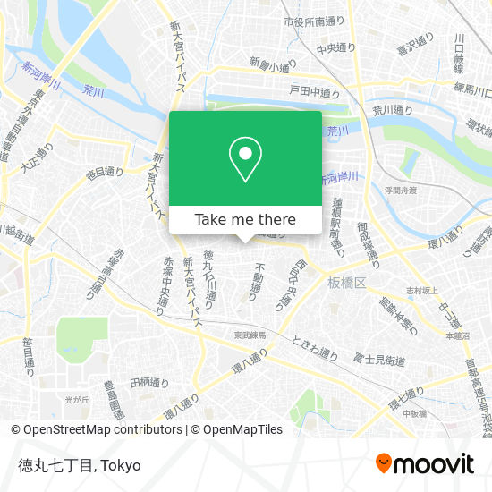 徳丸七丁目 map