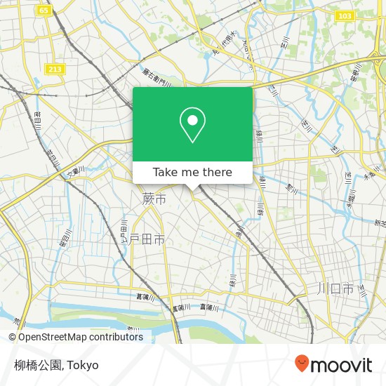 柳橋公園 map