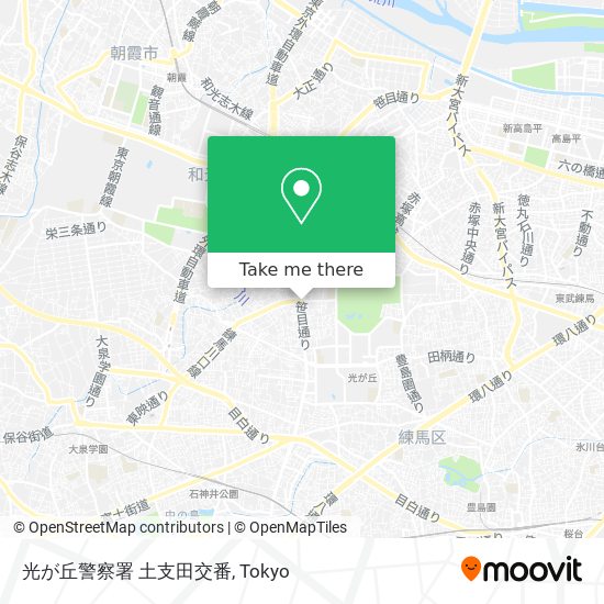 光が丘警察署 土支田交番 map